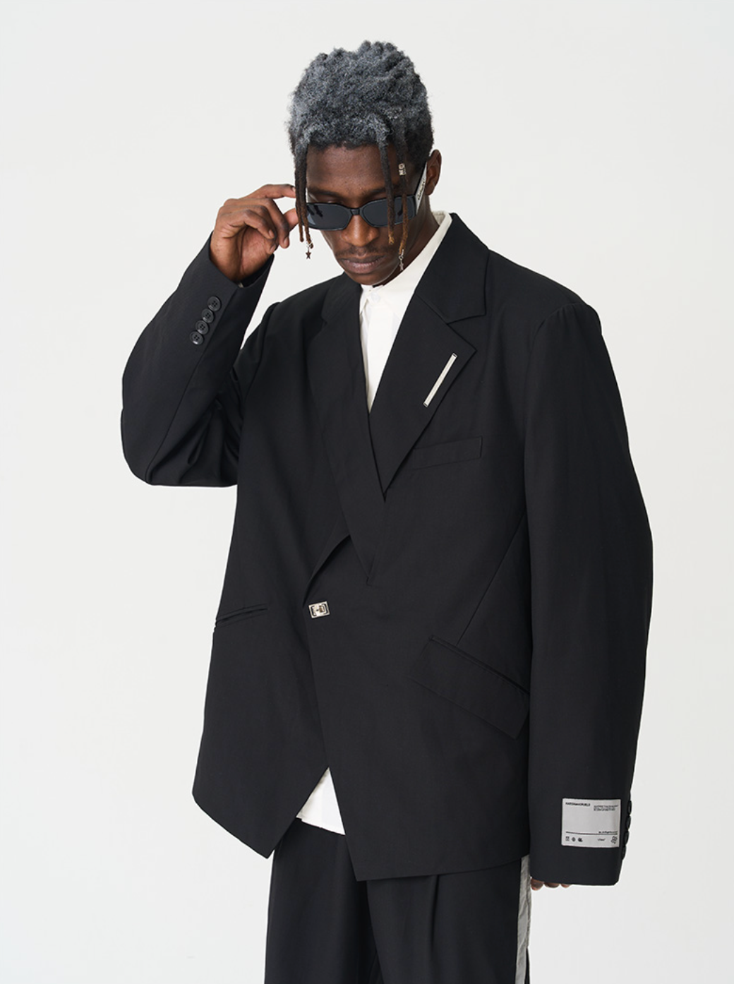 Harsh and Cruel Deconstructed Lock Blazer