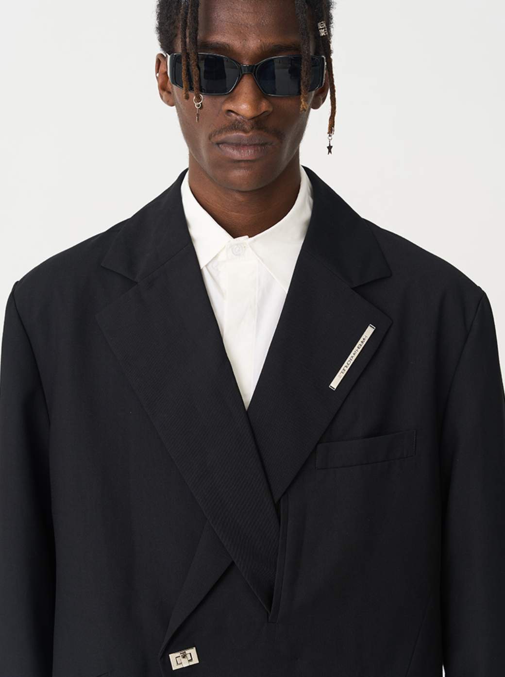 Harsh and Cruel Deconstructed Lock Blazer