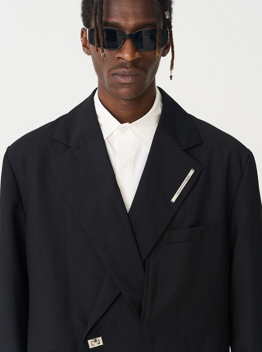 Harsh and Cruel Deconstructed Lock Blazer