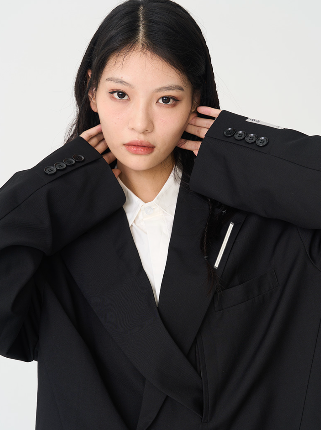 Harsh and Cruel Deconstructed Lock Blazer