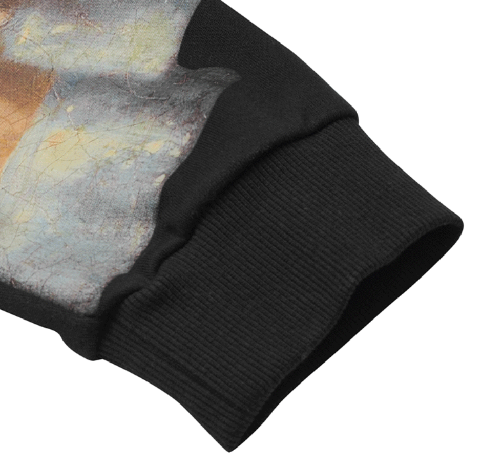 Harsh and Cruel The Girl With The Pearl Earring Printed Hoodie