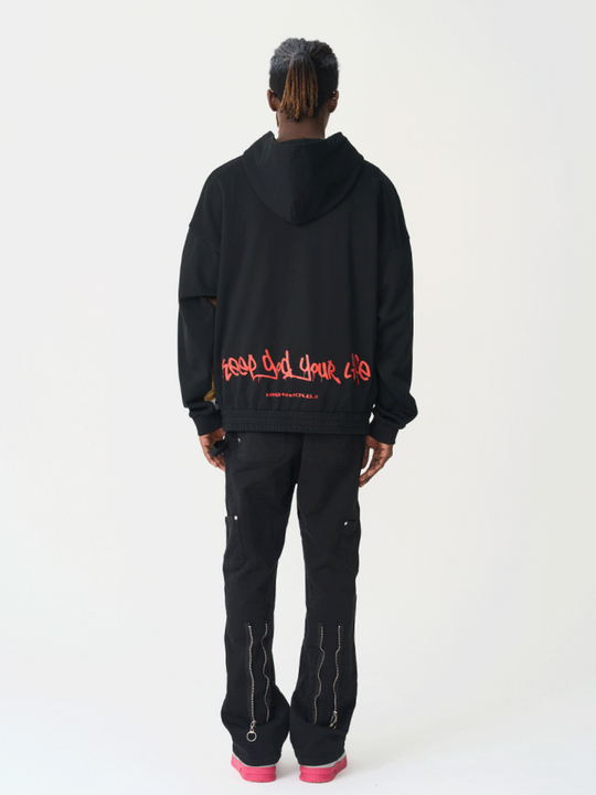 Harsh and Cruel The Girl With The Pearl Earring Printed Hoodie