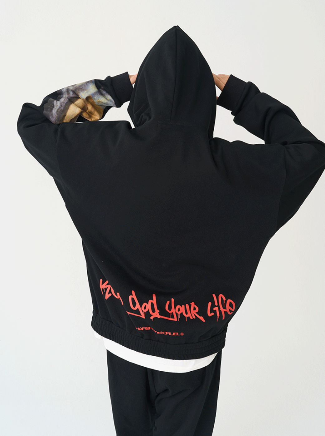 Harsh and Cruel The Girl With The Pearl Earring Printed Hoodie