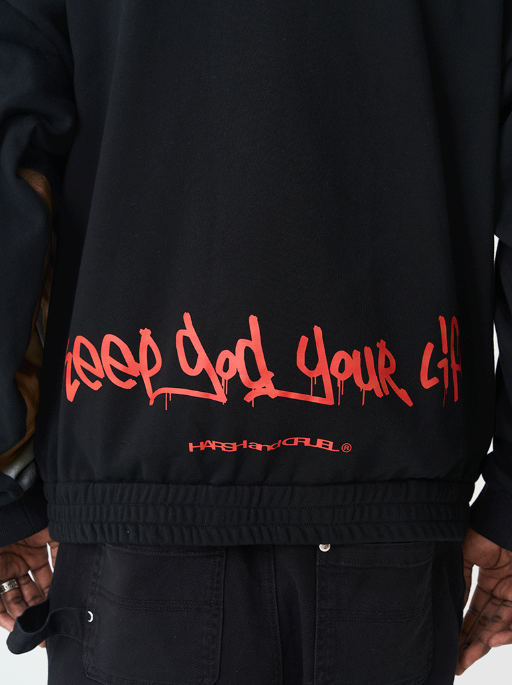 Harsh and Cruel The Girl With The Pearl Earring Printed Hoodie