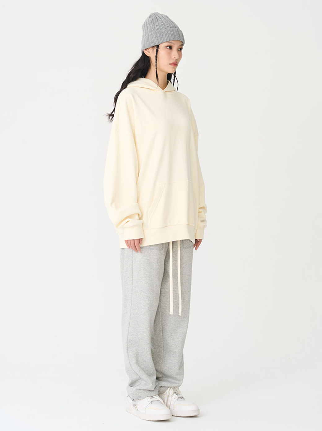 Harsh and Cruel Handpainted Flowers Ring Printed Hoodie