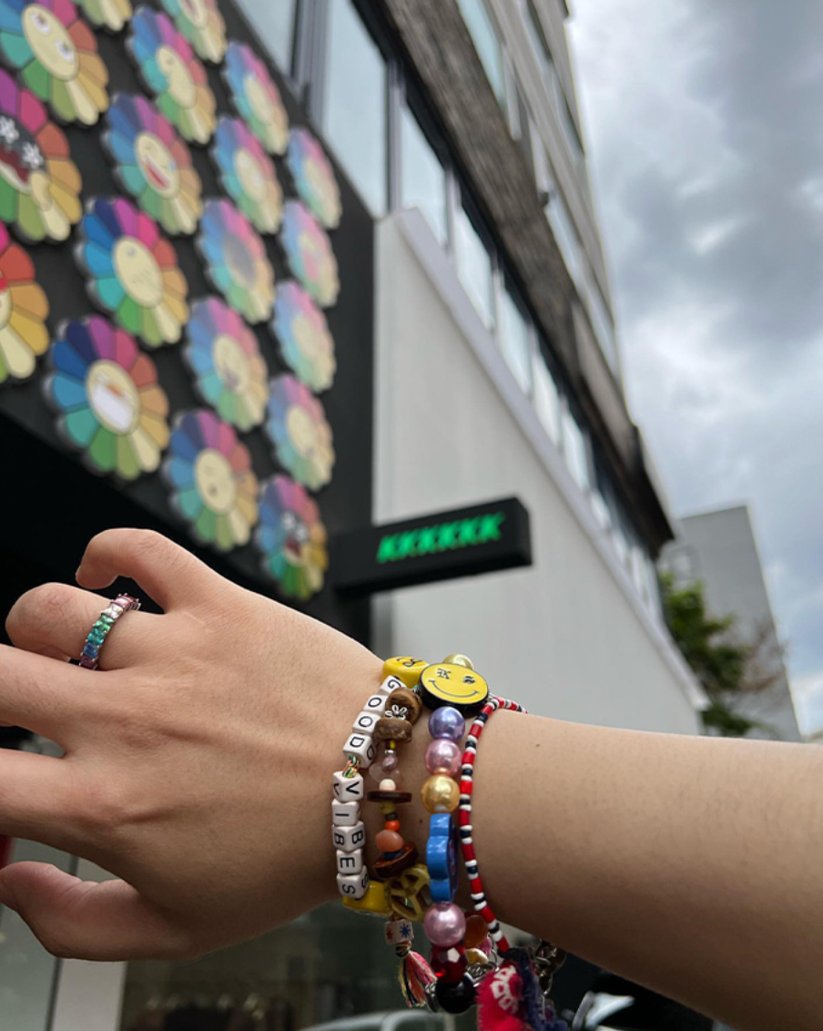 SALUTE SRD & KKKKKK Multi Color Blossom Bracelet