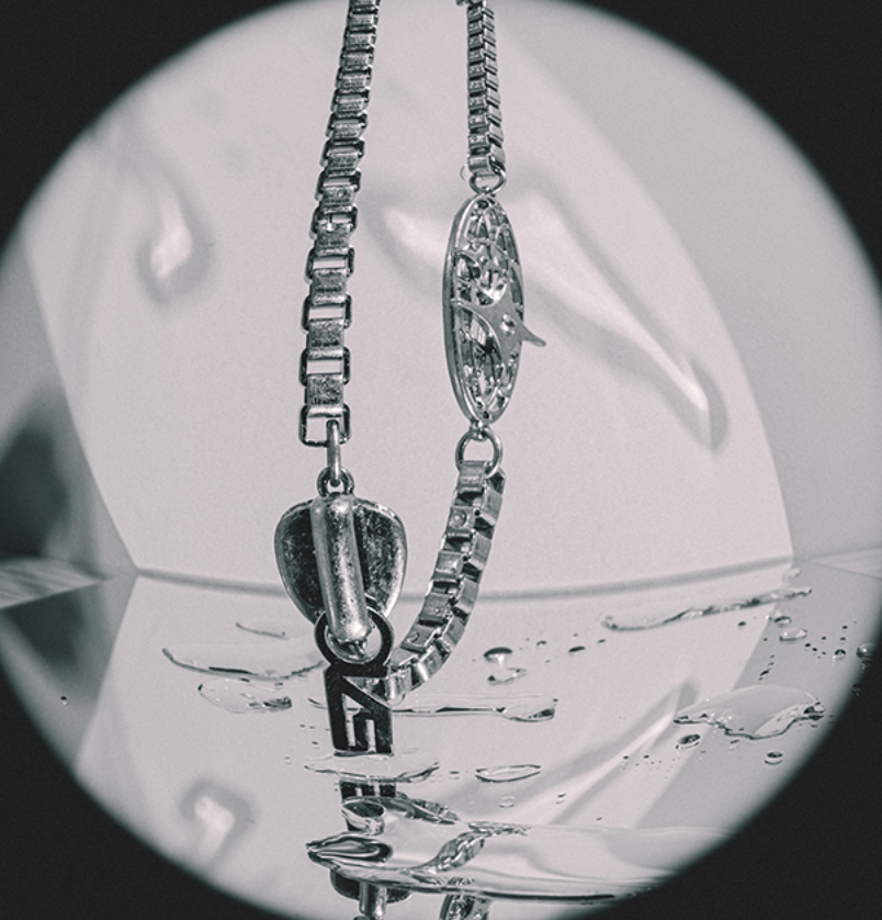 SALUTE ACADEMY x K.O.O.D KS Blade Multi Chain Necklace