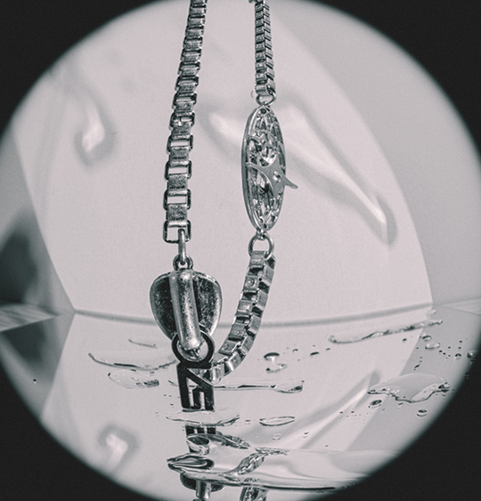 SALUTE ACADEMY x K.O.O.D KS Blade Multi Chain Necklace