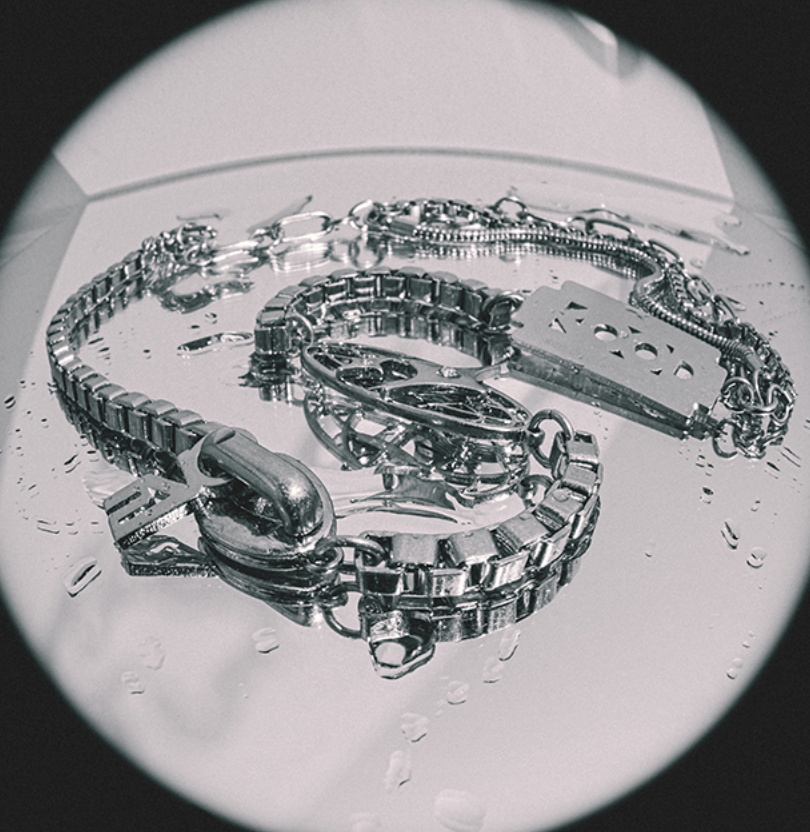 SALUTE ACADEMY x K.O.O.D KS Blade Multi Chain Necklace