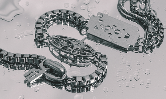 SALUTE ACADEMY x K.O.O.D KS Blade Multi Chain Necklace