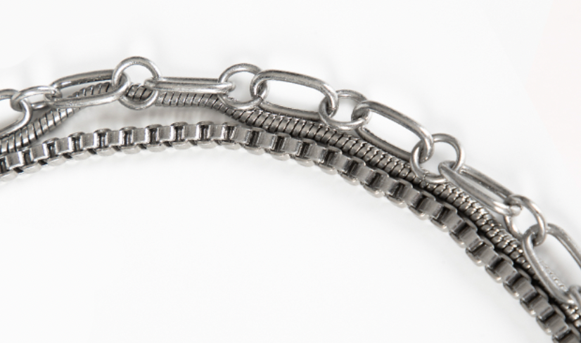 SALUTE ACADEMY x K.O.O.D KS Blade Multi Chain Necklace