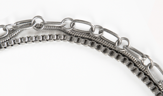 SALUTE ACADEMY x K.O.O.D KS Blade Multi Chain Necklace