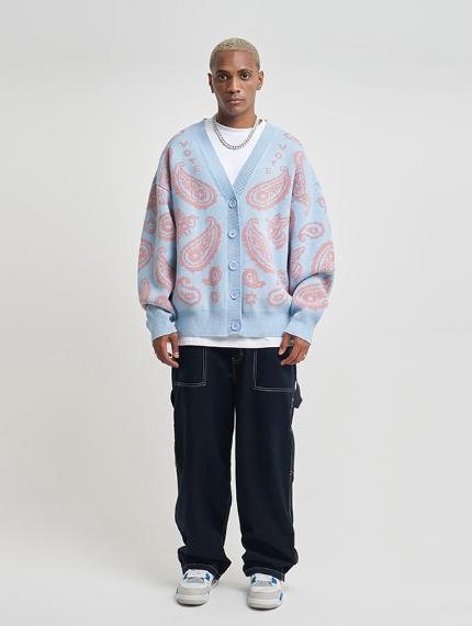 VOTE Paisley Knitted Cardigan
