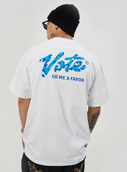 VOTE Multi Color Leopard Grain Tee