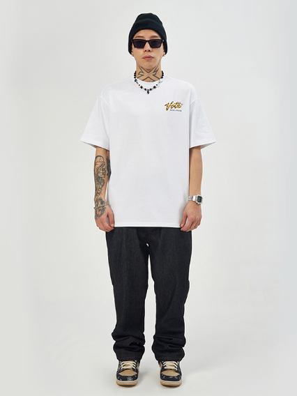 VOTE Multi Color Leopard Grain Tee