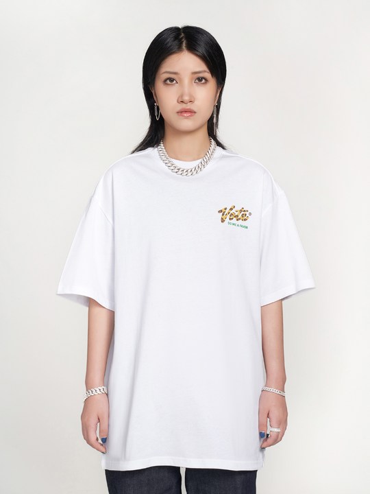 VOTE Multi Color Leopard Grain Tee