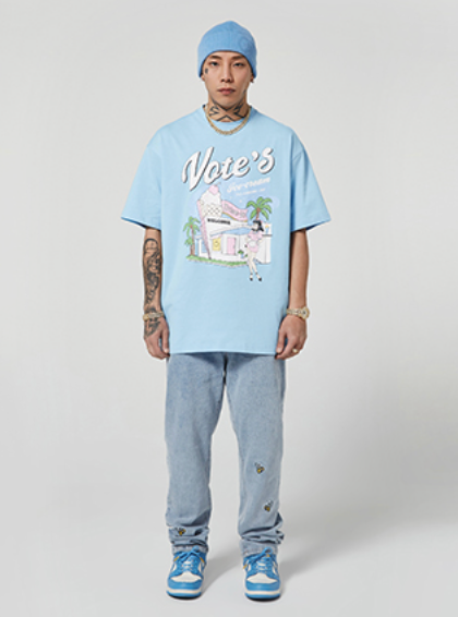 VOTE Ice Cream Shop Printing Tee