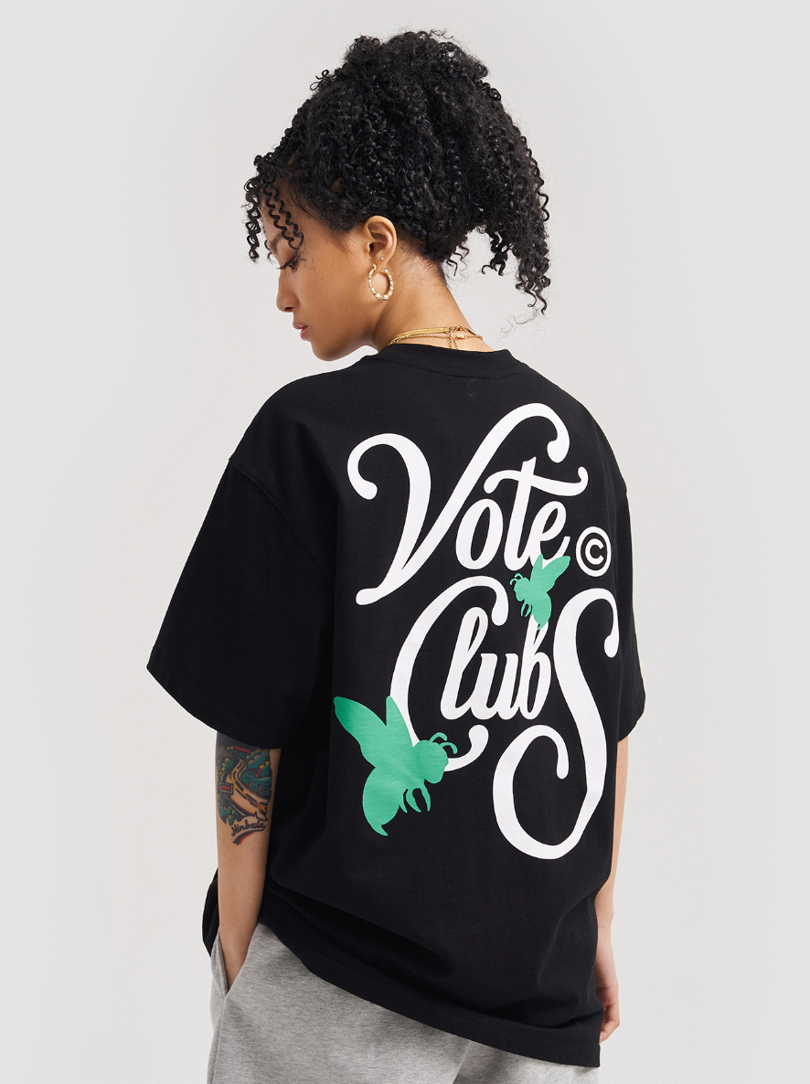 VOTE Clubs Handwritten Swash Logo Tee