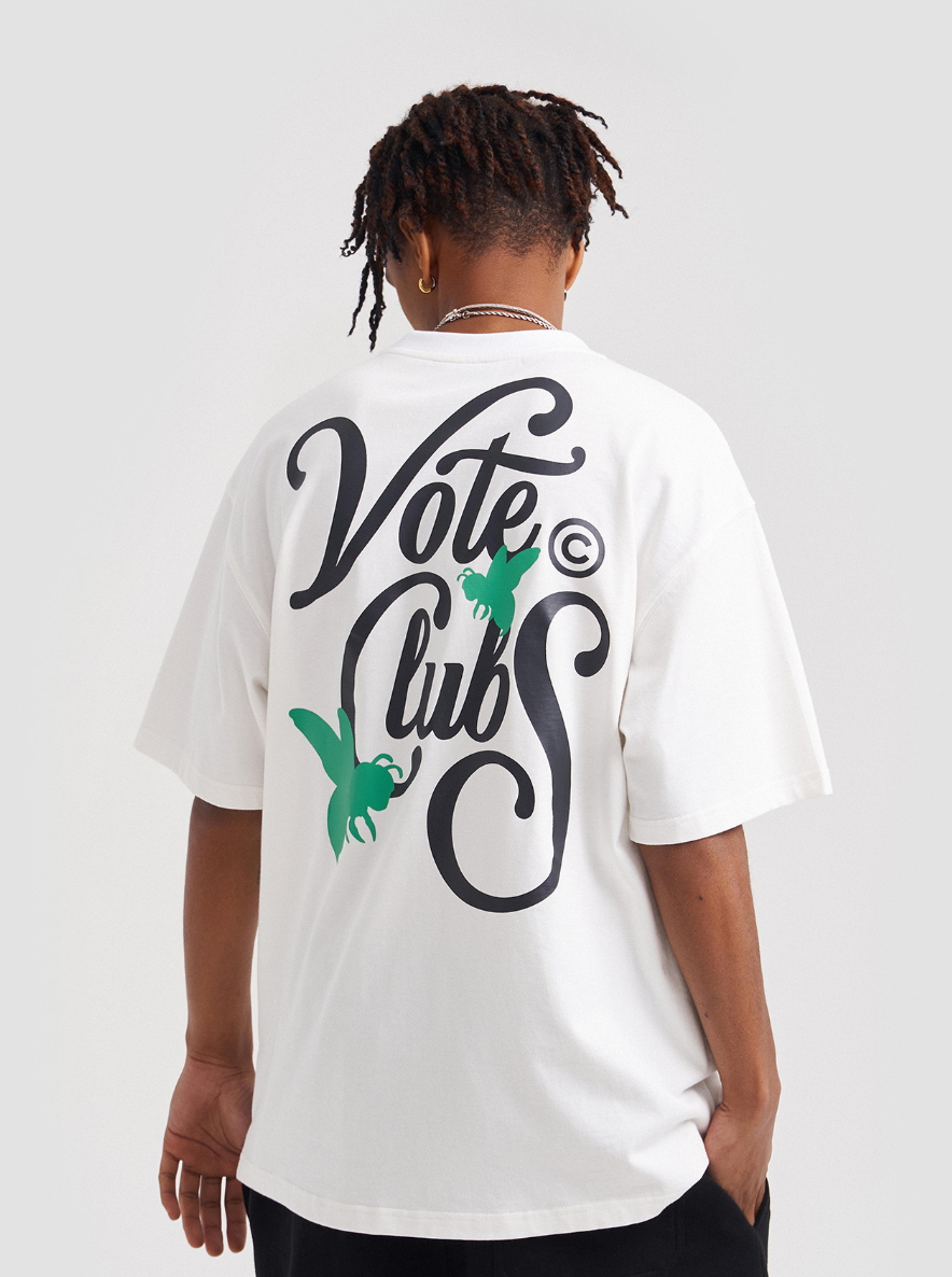 VOTE Clubs Handwritten Swash Logo Tee