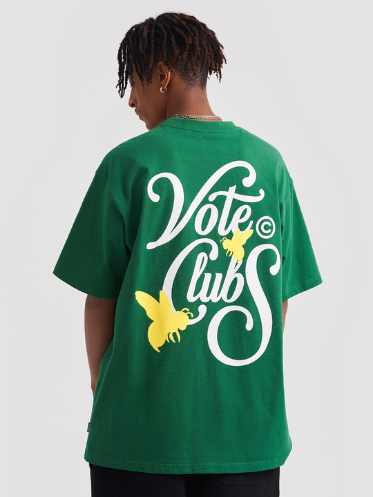 VOTE Clubs Handwritten Swash Logo Tee