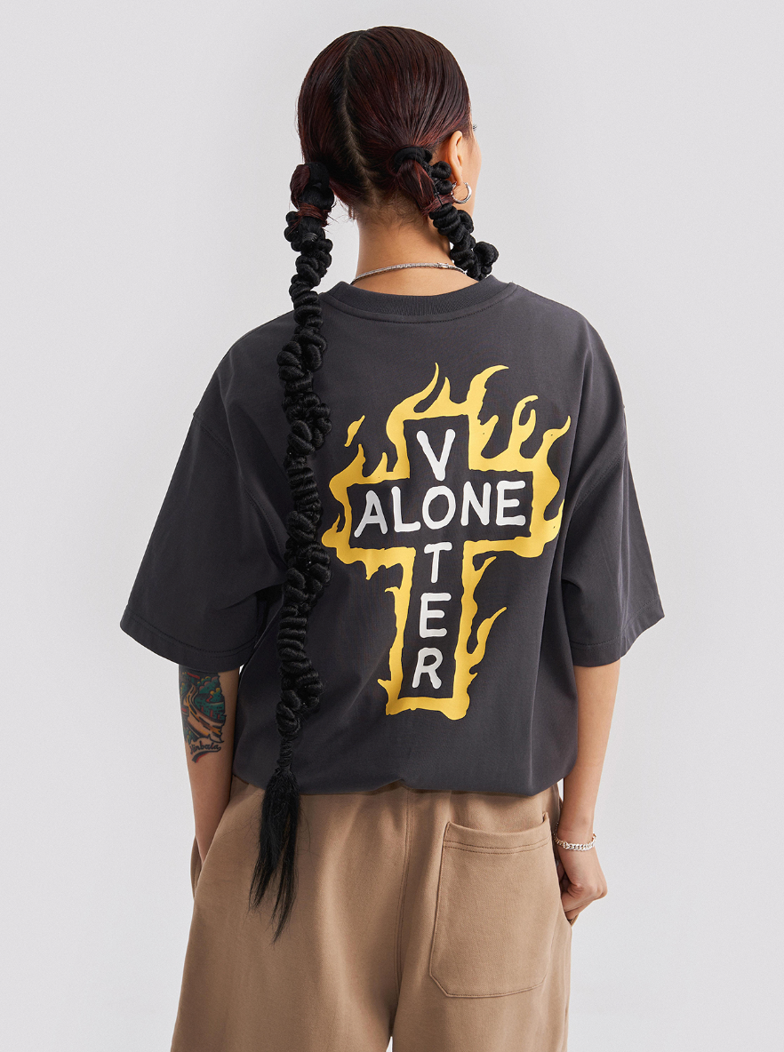 VOTE Flame Cross Tee