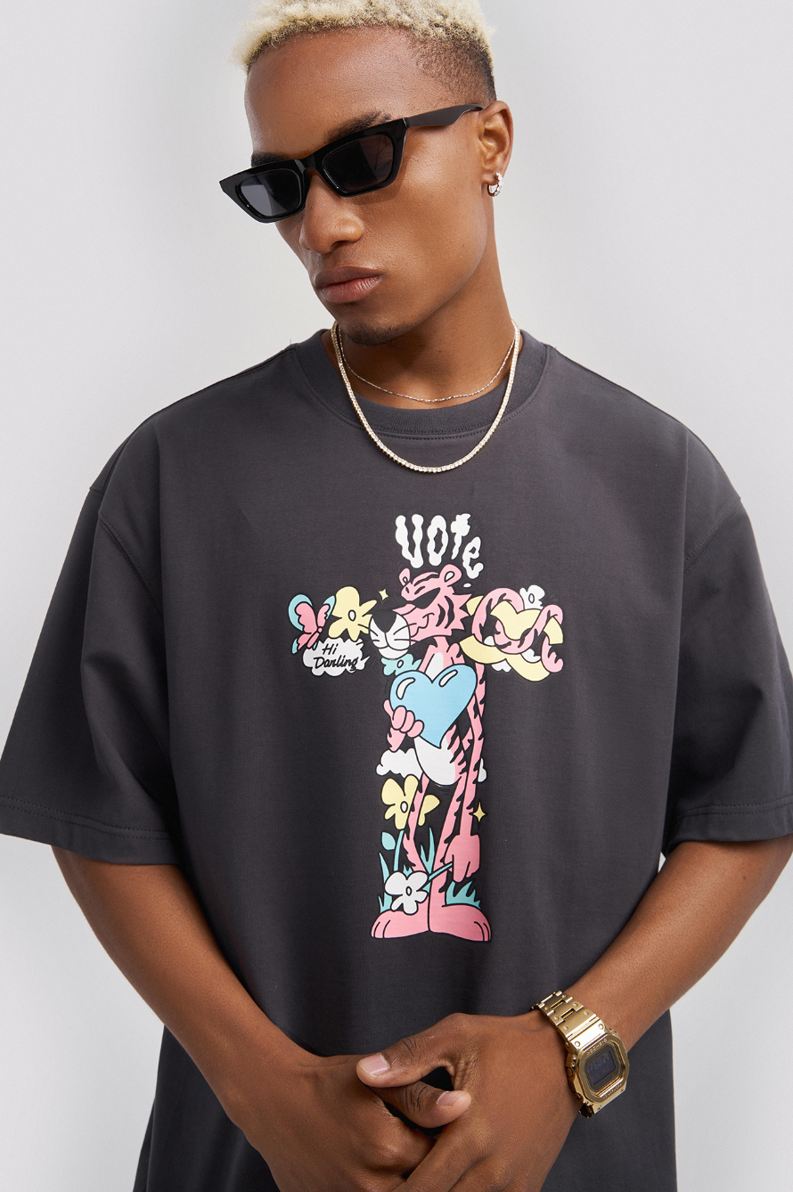 VOTE Pink Panther & Cross Tee
