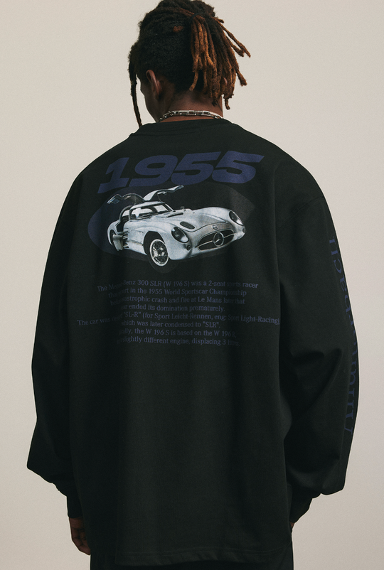 ANTIDOTE Retro Car Long Sleeved Tee