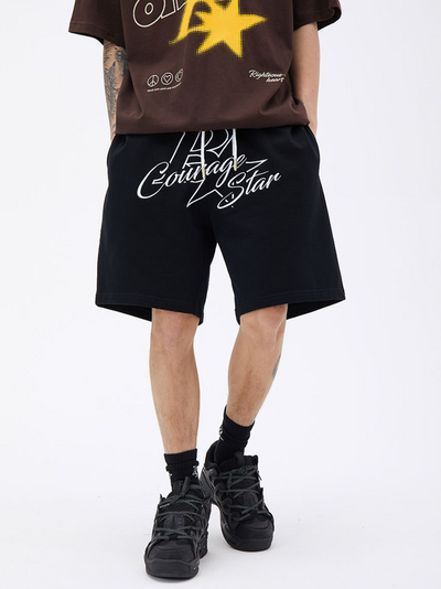 F3F Select B Star Embroidered Shorts