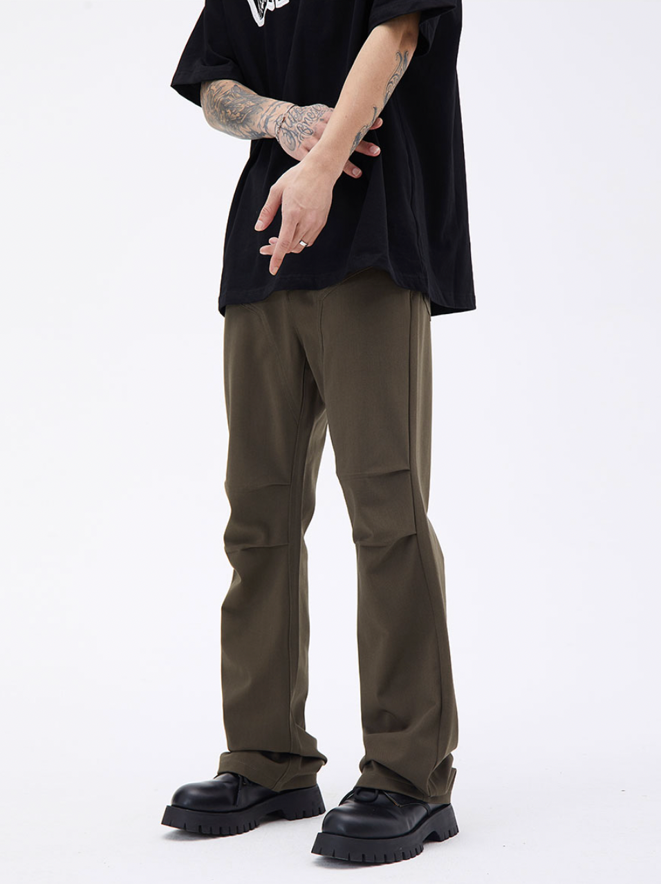 F3F Select Micro Flared Casual Pants