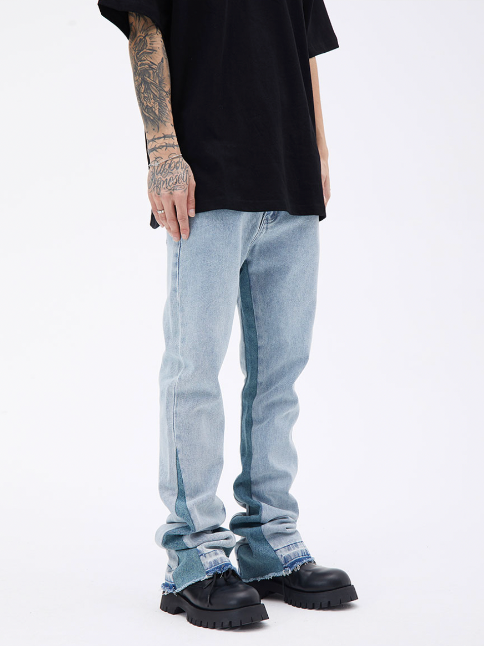 F3F Select Washed Vintage Flare Denim Jeans