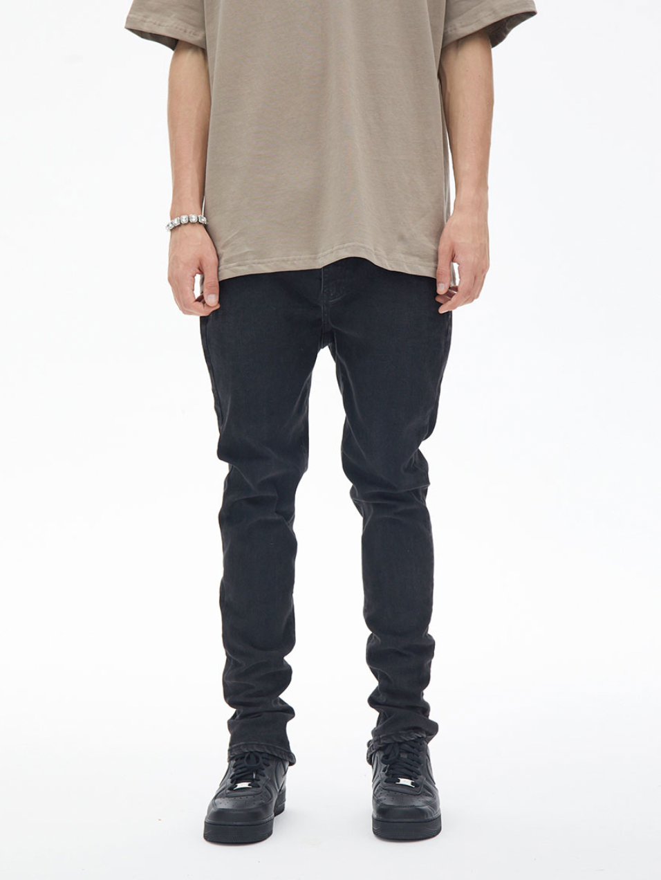 F3F Select Washed Stretch Slim Trousers