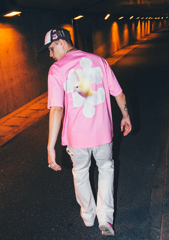 YADcrew White Cloud Dove Tee