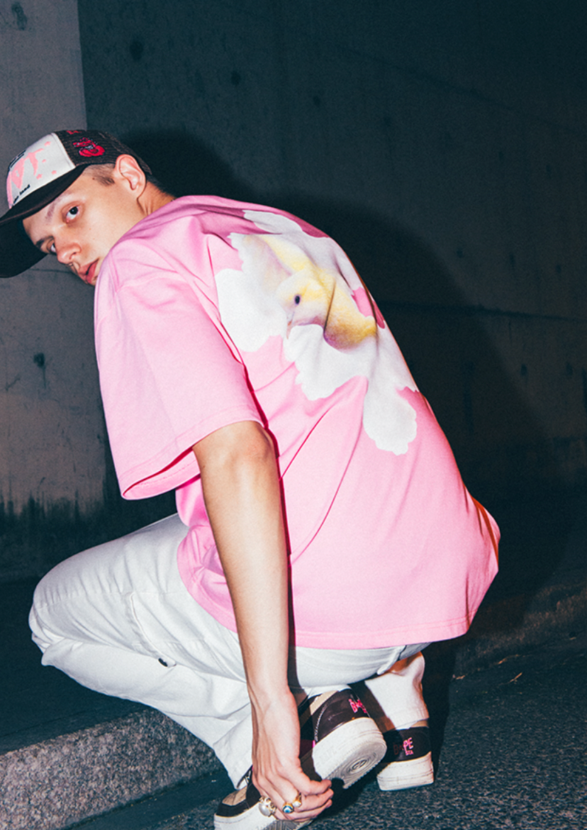 YADcrew White Cloud Dove Tee