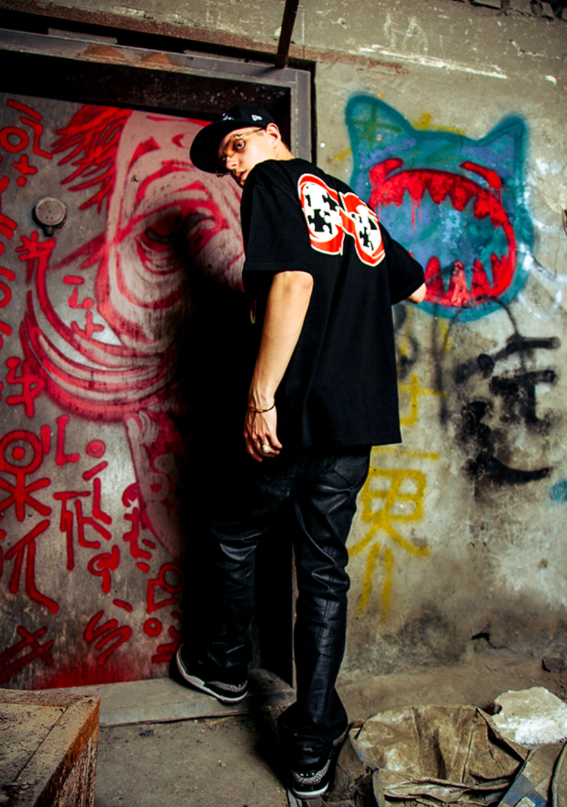 YADcrew X BIPOLAR Camouflage Tee