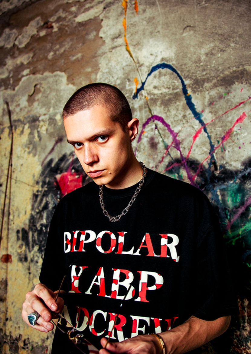 YADcrew X BIPOLAR Camouflage Tee