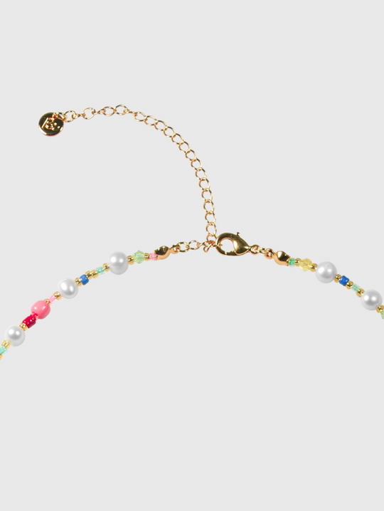 AWE Colorful Beads Pearl Necklace