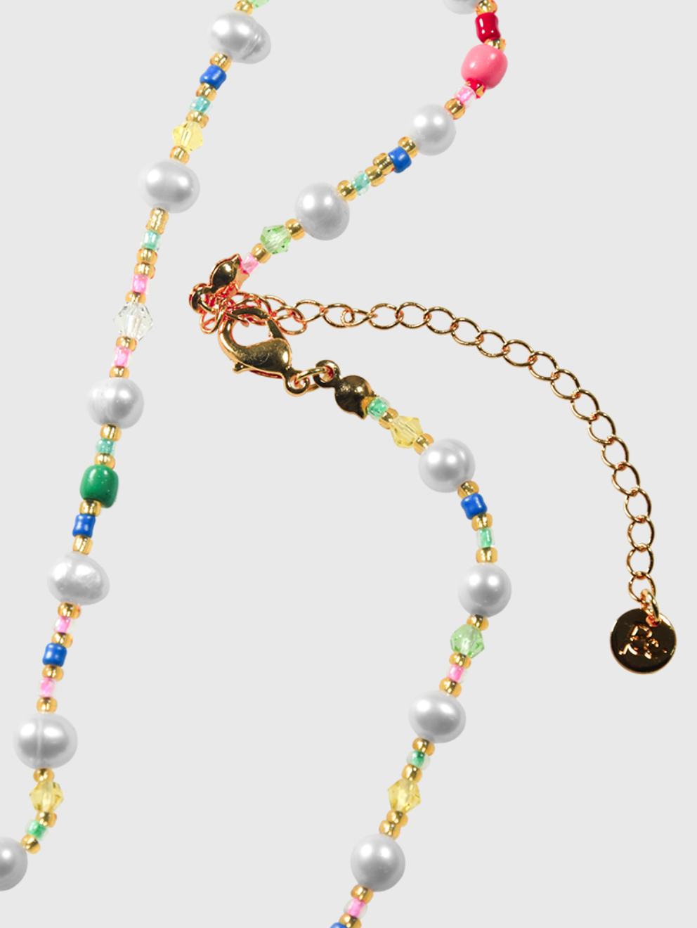 AWE Colorful Beads Pearl Necklace