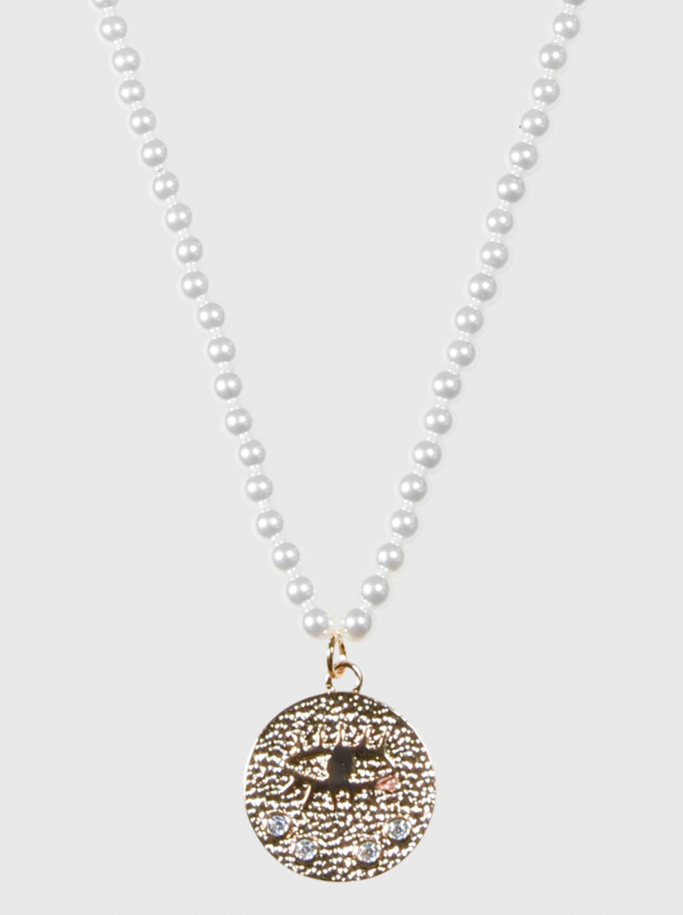 AWE Devil's Eye Pearl Necklace