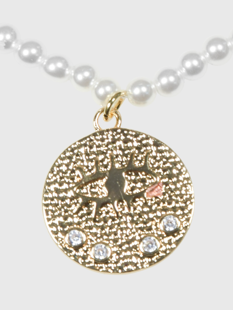 AWE Devil's Eye Pearl Necklace