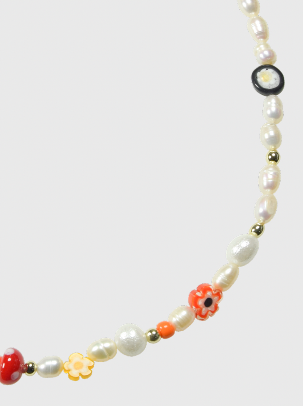 AWE Mushroom Flower Necklace