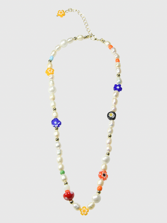AWE Mushroom Flower Necklace