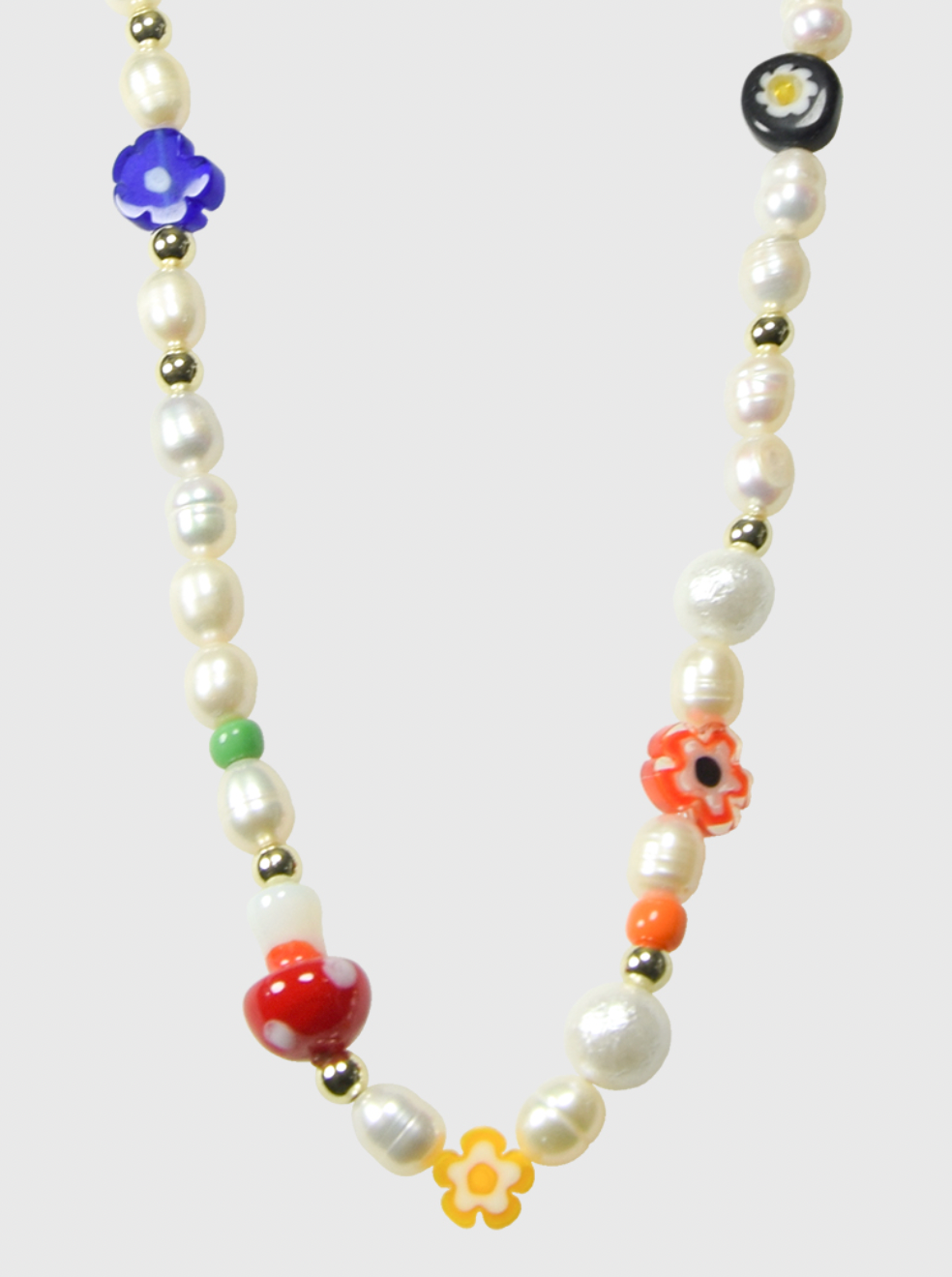AWE Mushroom Flower Necklace
