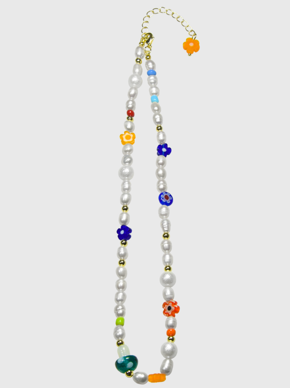 AWE Mushroom Flower Necklace