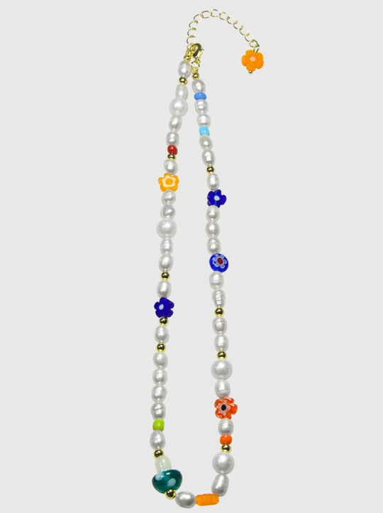 AWE Mushroom Flower Necklace