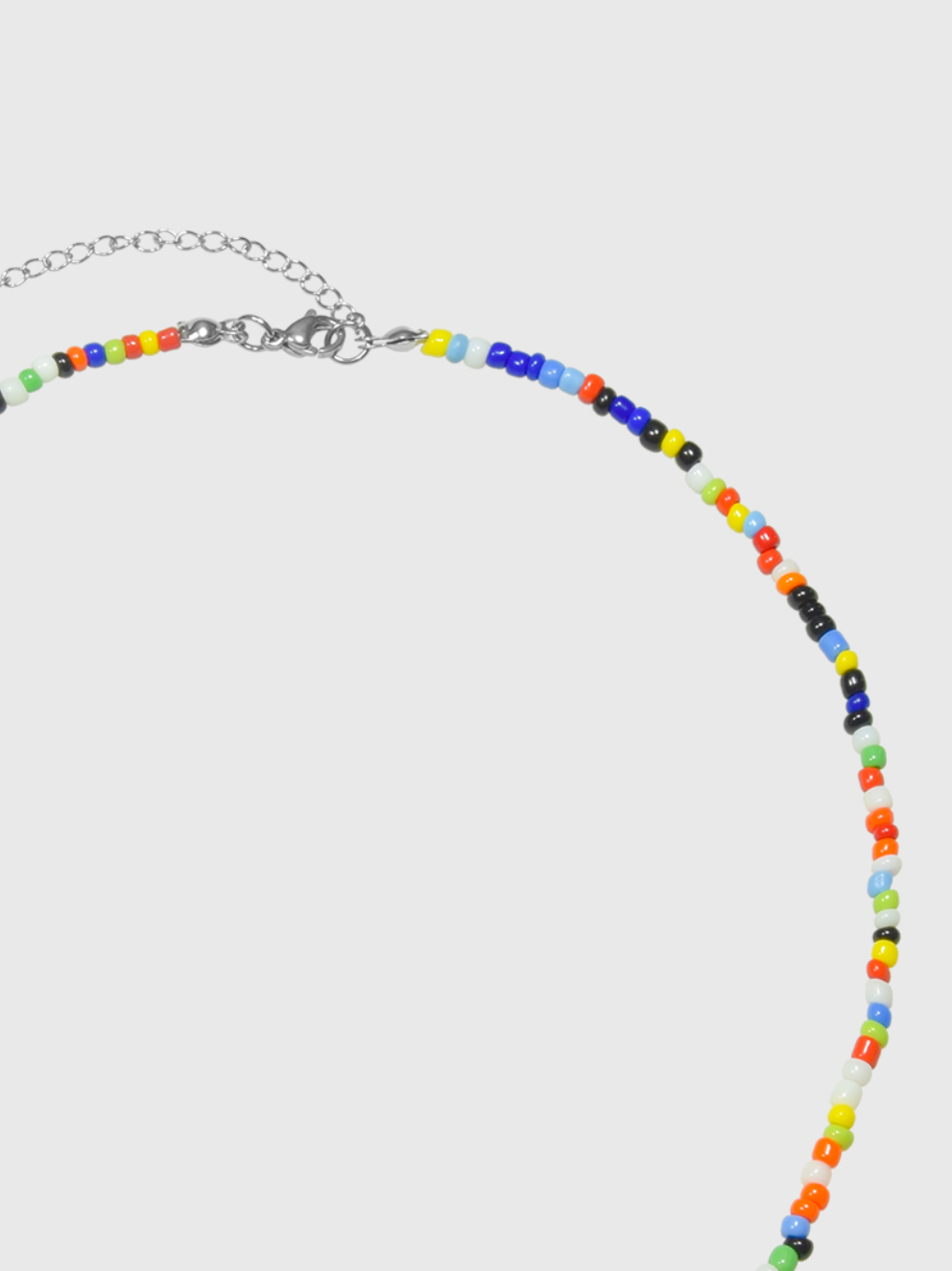 AWE Beaded Sunflower Smiley Necklace