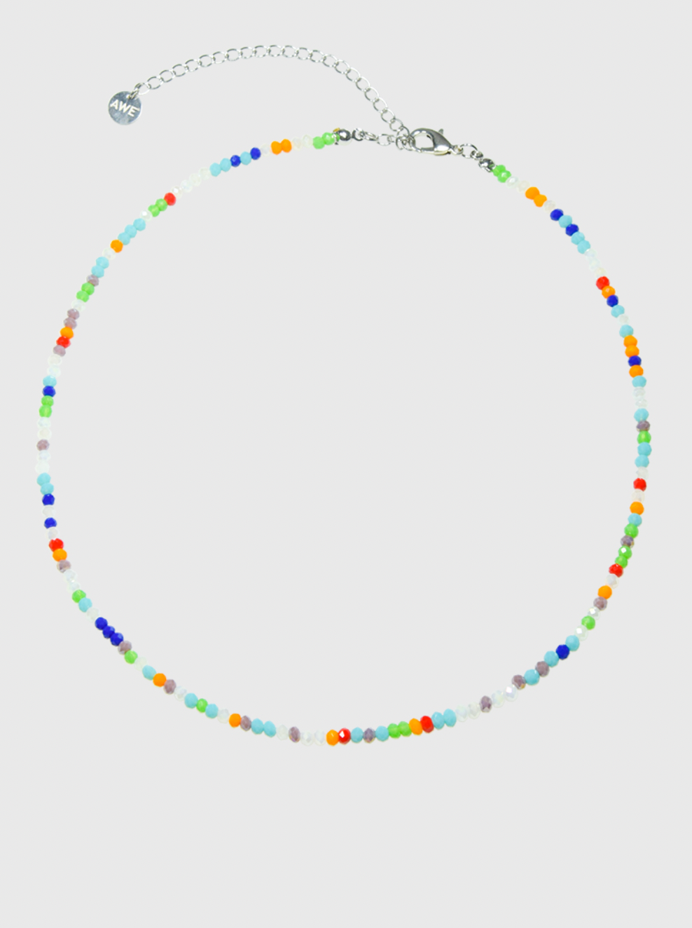 AWE Colored Small Crystal Necklace