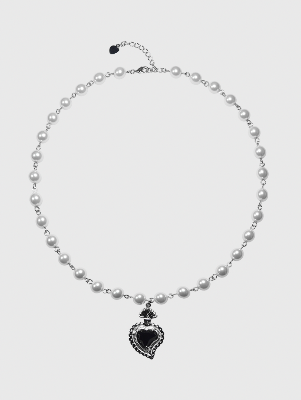 AWE Gemstone Love Pearl Necklace