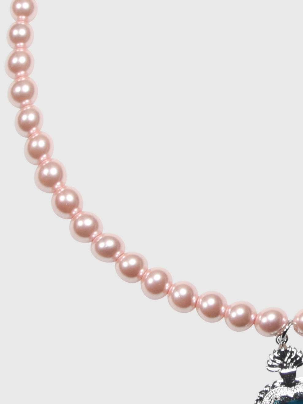 AWE Gemstone Love Pearl Necklace
