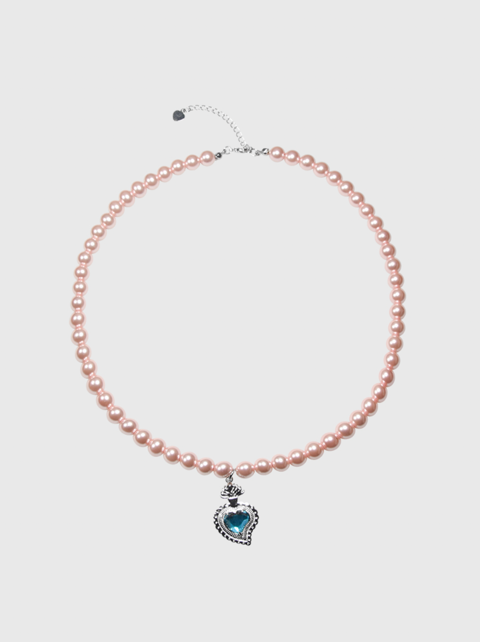 AWE Gemstone Love Pearl Necklace