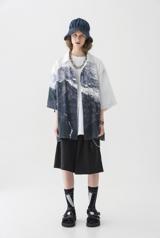 Harsh and Cruel Mountain Cuban Shirt